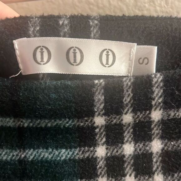 ✨Womens Wool Plaid Mini Skirt High Waisted Bodycon Pencil Sz S Skirt✨ - Picture 7 of 9